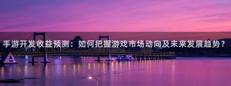 庄闲游戏叫啥：手游开发收益预测：如何把握游戏市场动向及未来发
