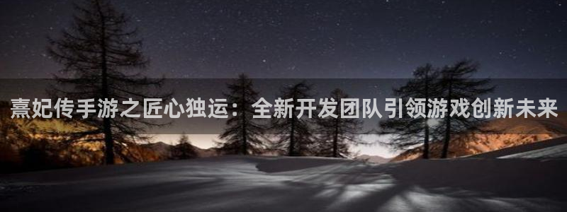澳门庄闲网站游戏：熹妃传手游之匠心独运：全新开发团队引领游戏